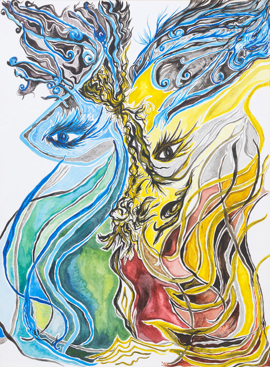 The Big Eyes - Original Fine Art Painting