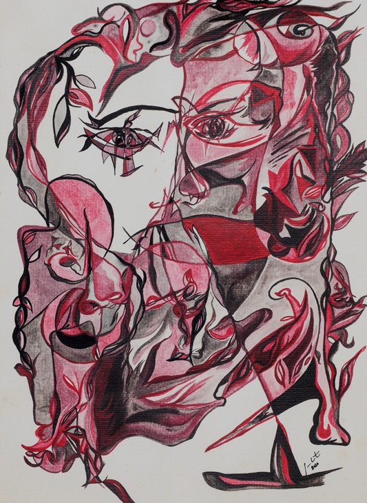 The Things We Could Not Finish During Confinement - Original Fine Art Painting