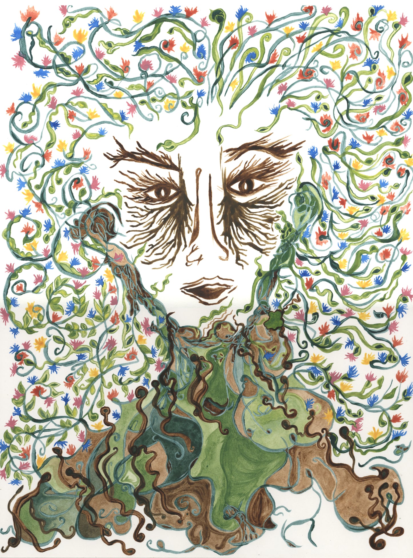 Lady Earth - Canvas Art Print