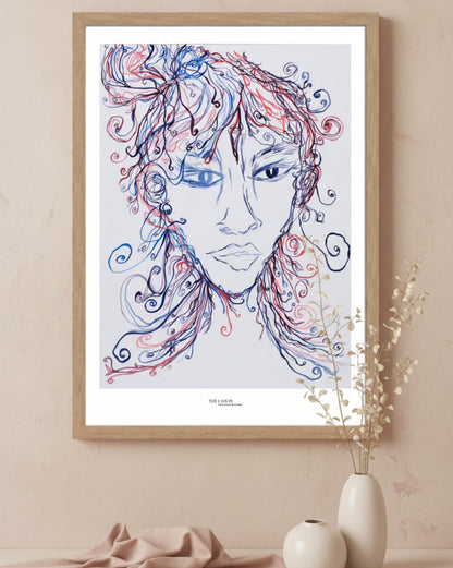 The Lady Creating - Print on Fine Art Paper