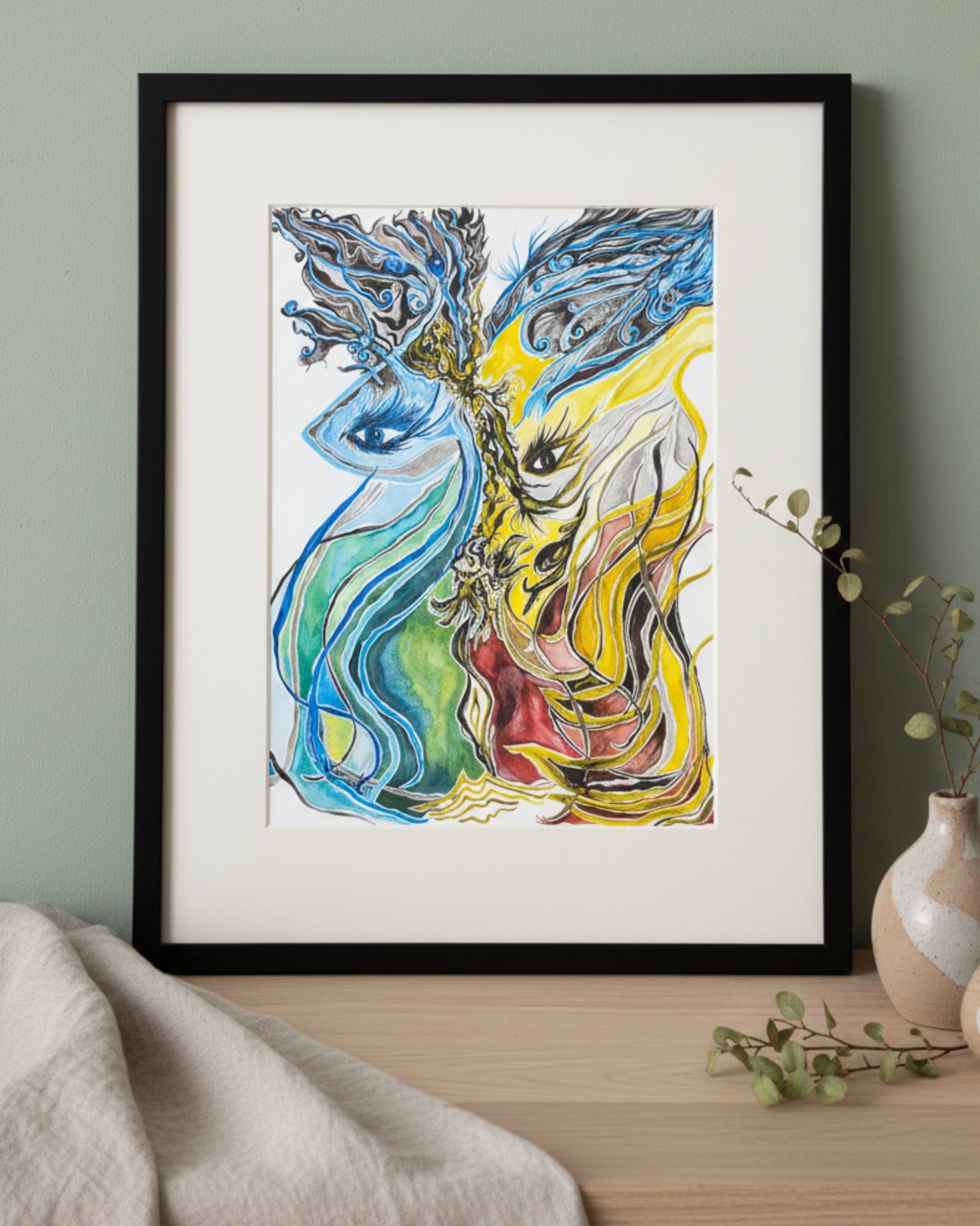 The Big Eyes - Original Painting