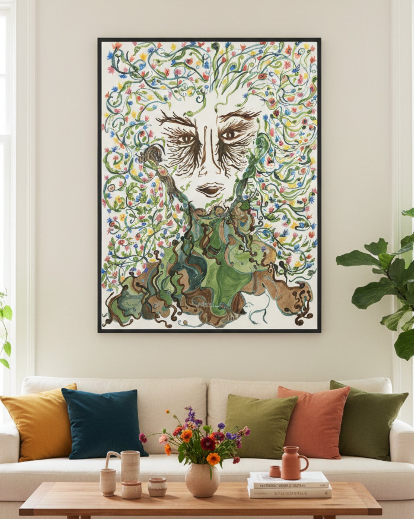 Lady Earth - Canvas Art Print