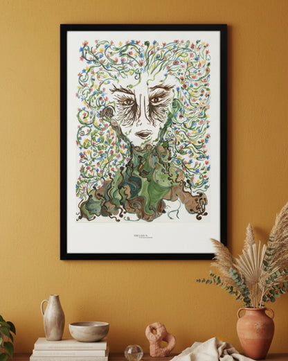 Lady Earth - Print on Fine Art Paper