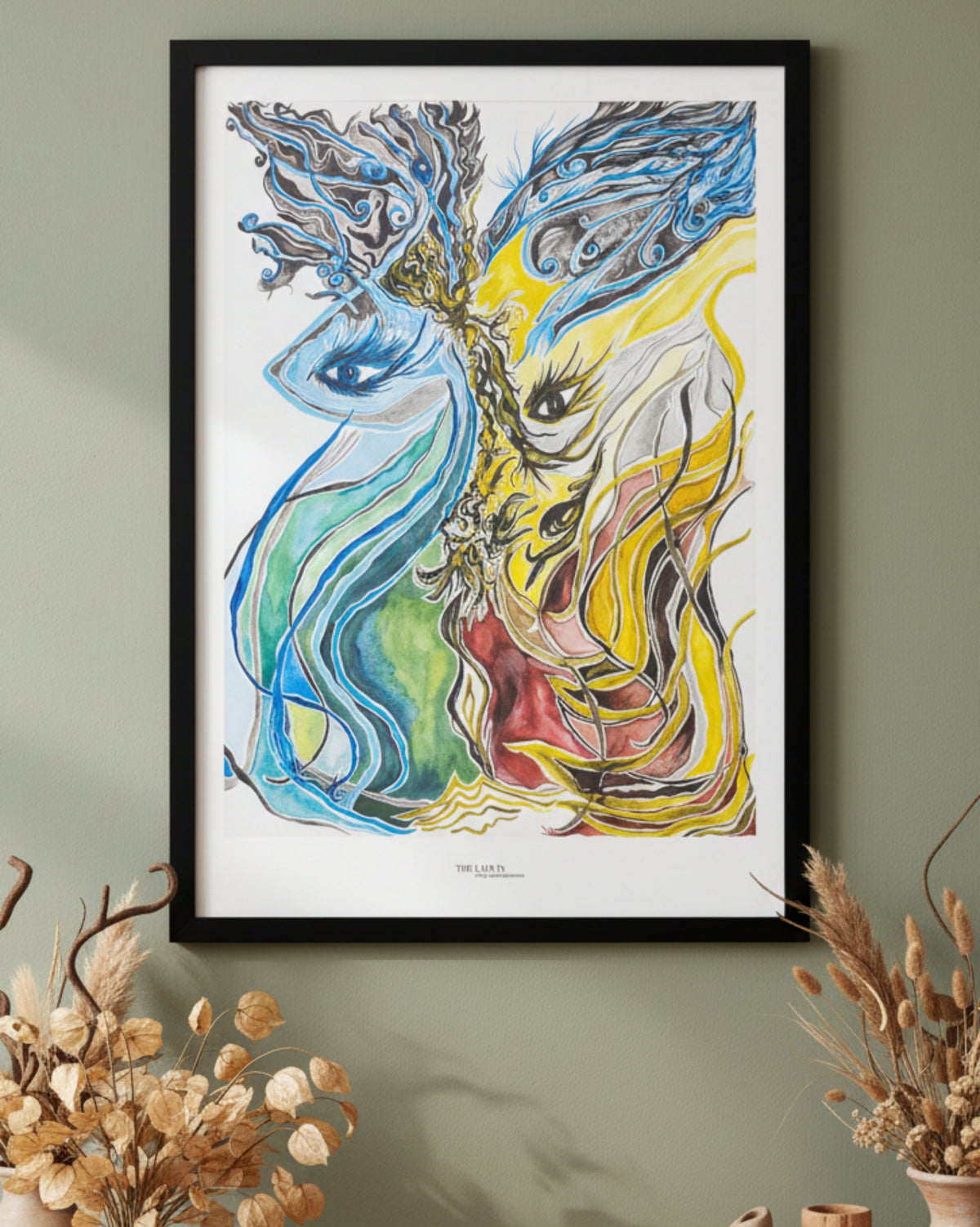The Big Eyes - Print on Fine Art Paper