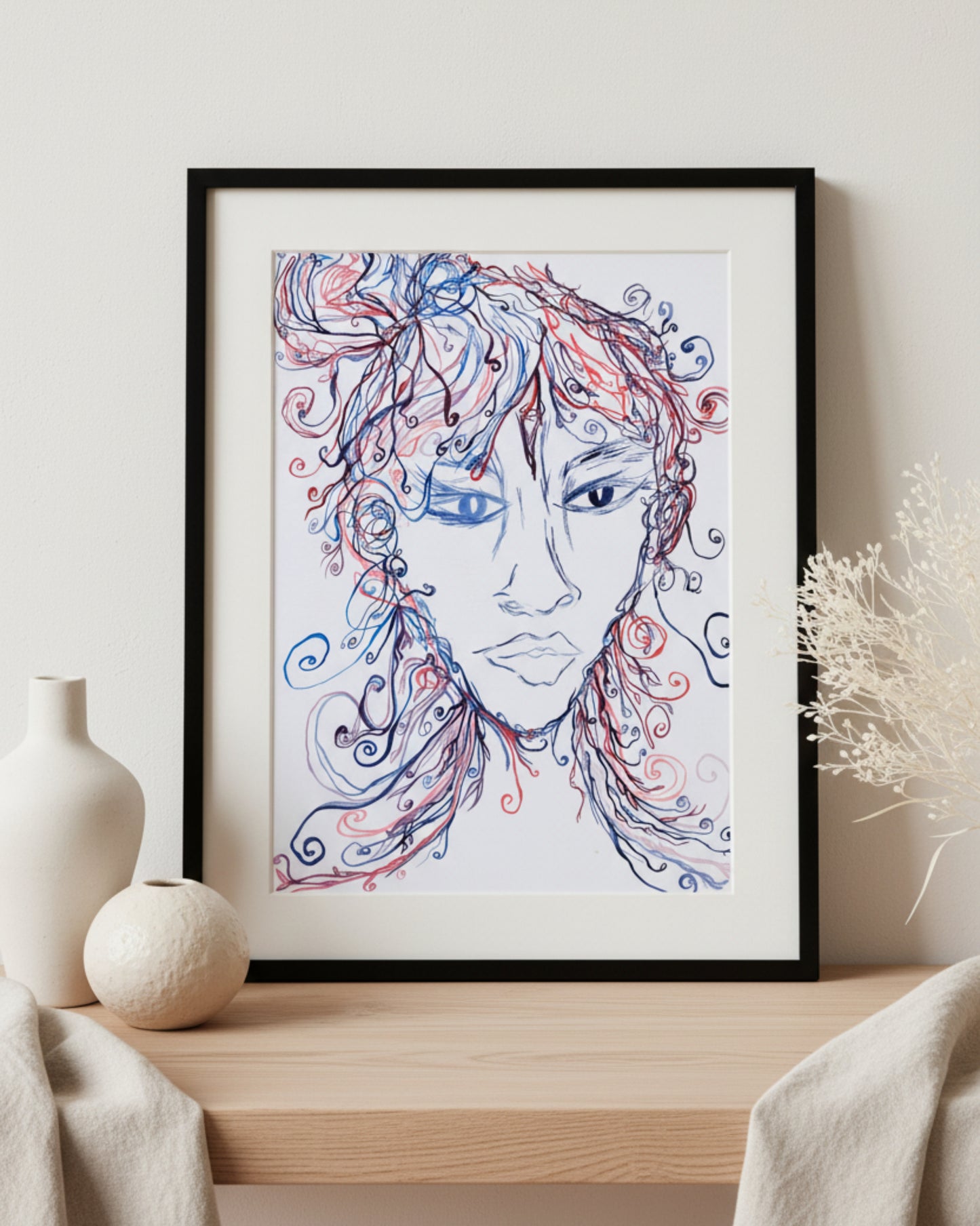 The Lady Creating - Original Painting