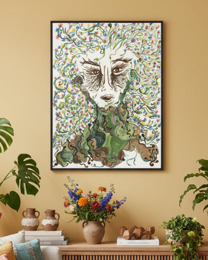 Lady Earth - Canvas Art Print