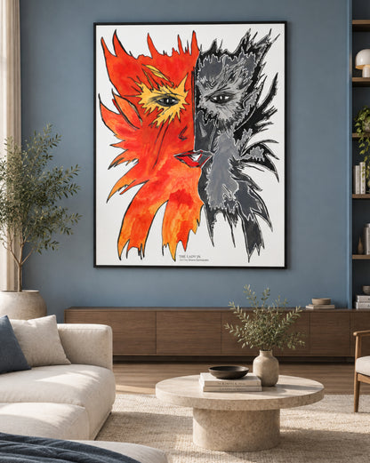 Half Asleep Half Awake - Canvas Art Print