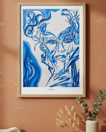 The Lady in the Mirror in the Morning - Print on Fine Art Paper