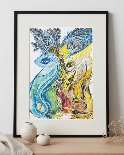 The Big Eyes - Original Painting