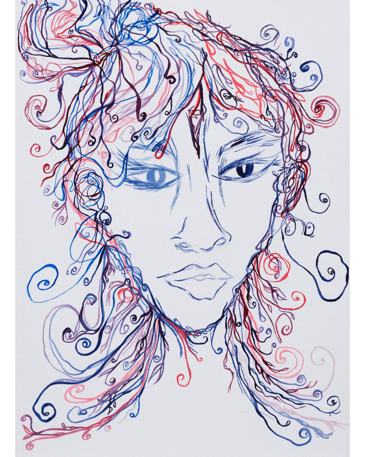 The Lady Creating - Print on Fine Art Paper