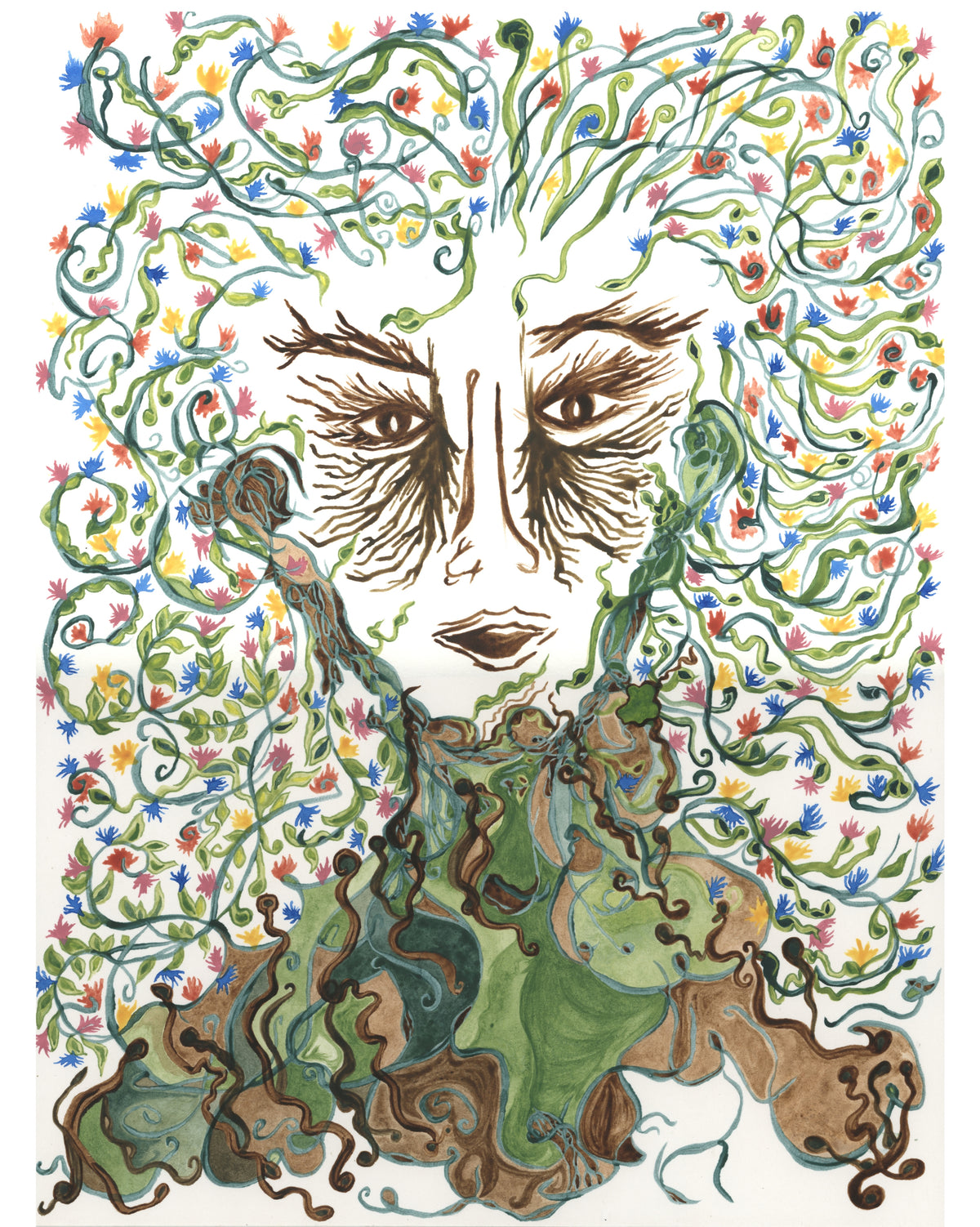 Lady Earth - Canvas Art Print