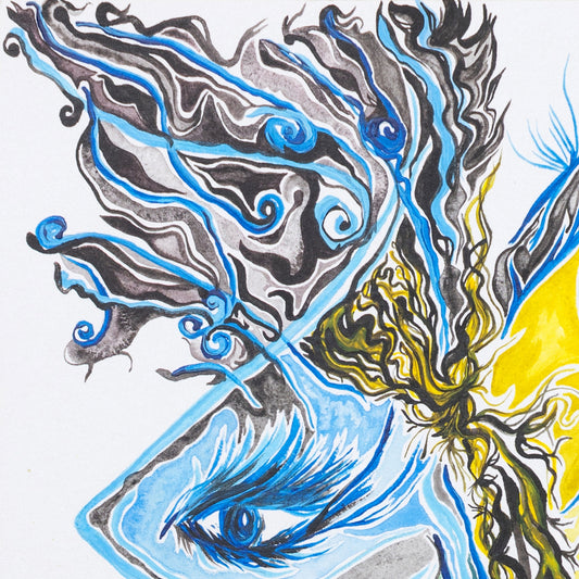 The Big Eyes - Original Fine Art Painting