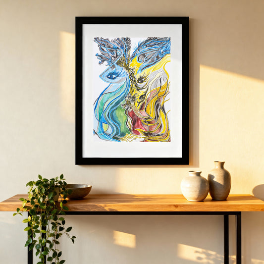 The Big Eyes - Original Fine Art Painting