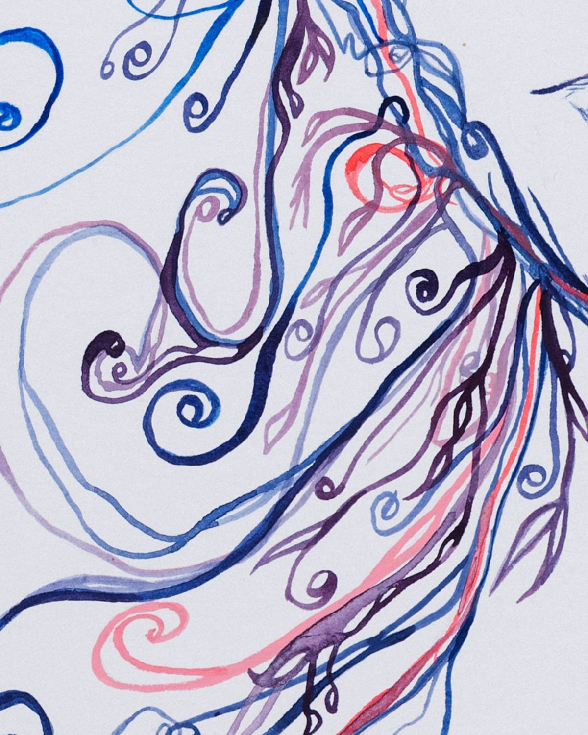 The Lady Creating - Print on Fine Art Paper