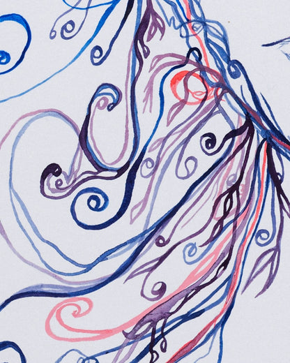 The Lady Creating - Print on Fine Art Paper
