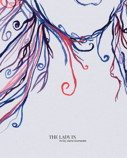 The Lady Creating - Canvas Art Print