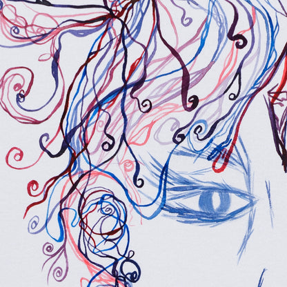 The Lady Creating - Print on Fine Art Paper