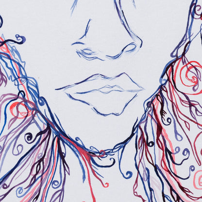 The Lady Creating - Print on Fine Art Paper