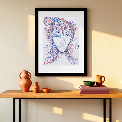 The Lady Creating - Original Fine Art Painting