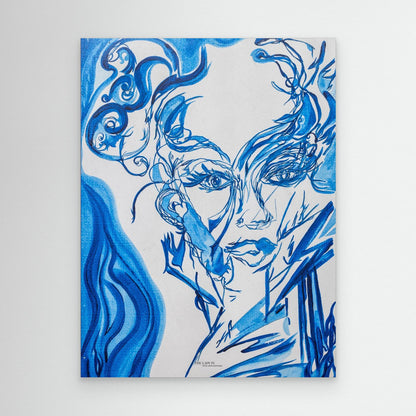 The Lady in the Mirror in the Morning - Canvas Art Print