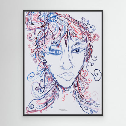 The Lady Creating - Canvas Art Print