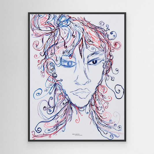 The Lady Creating - Canvas Art Print