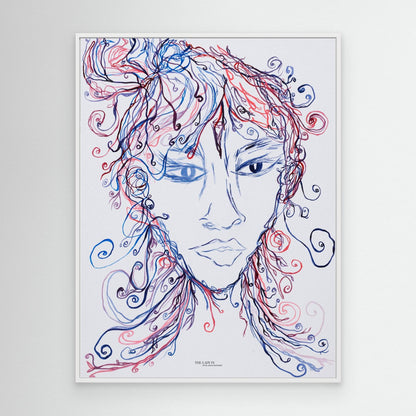 The Lady Creating - Canvas Art Print