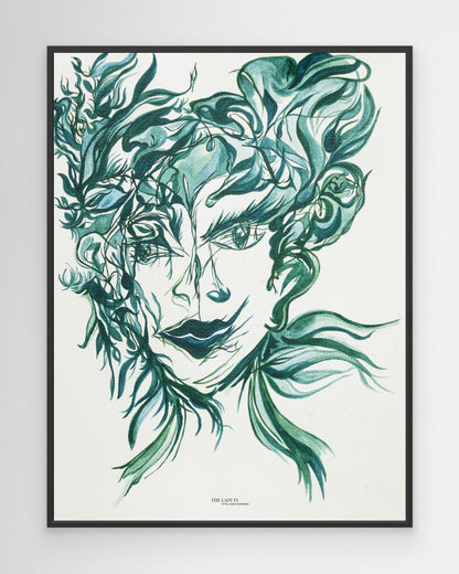 The Lady in the Mirror and the Hair... Again - Canvas Art Print
