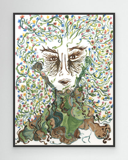 Lady Earth - Canvas Art Print