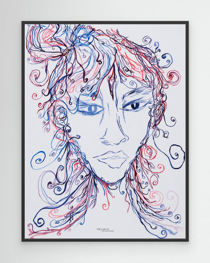 The Lady Creating - Canvas Art Print