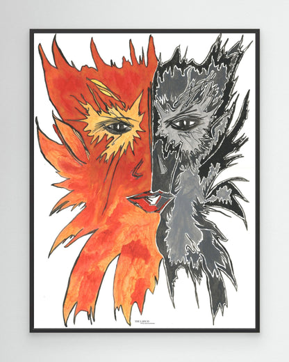 Half Asleep Half Awake - Canvas Art Print