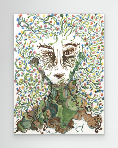Lady Earth - Canvas Art Print