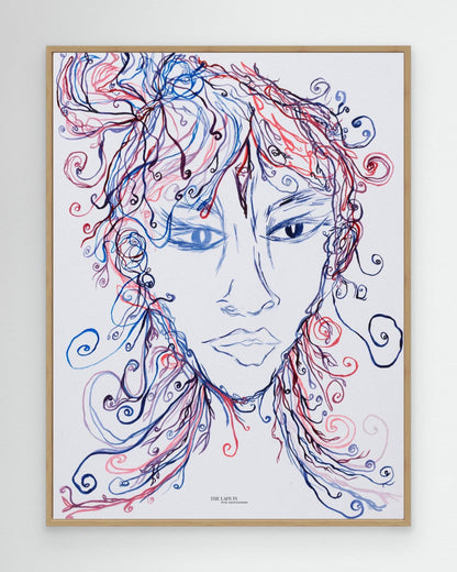 The Lady Creating - Canvas Art Print