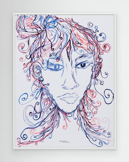 The Lady Creating - Canvas Art Print