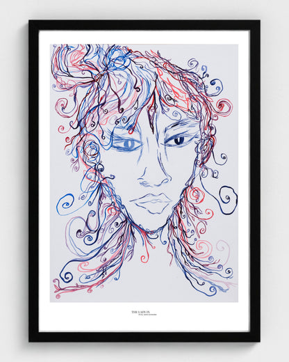 The Lady Creating - Print on Fine Art Paper