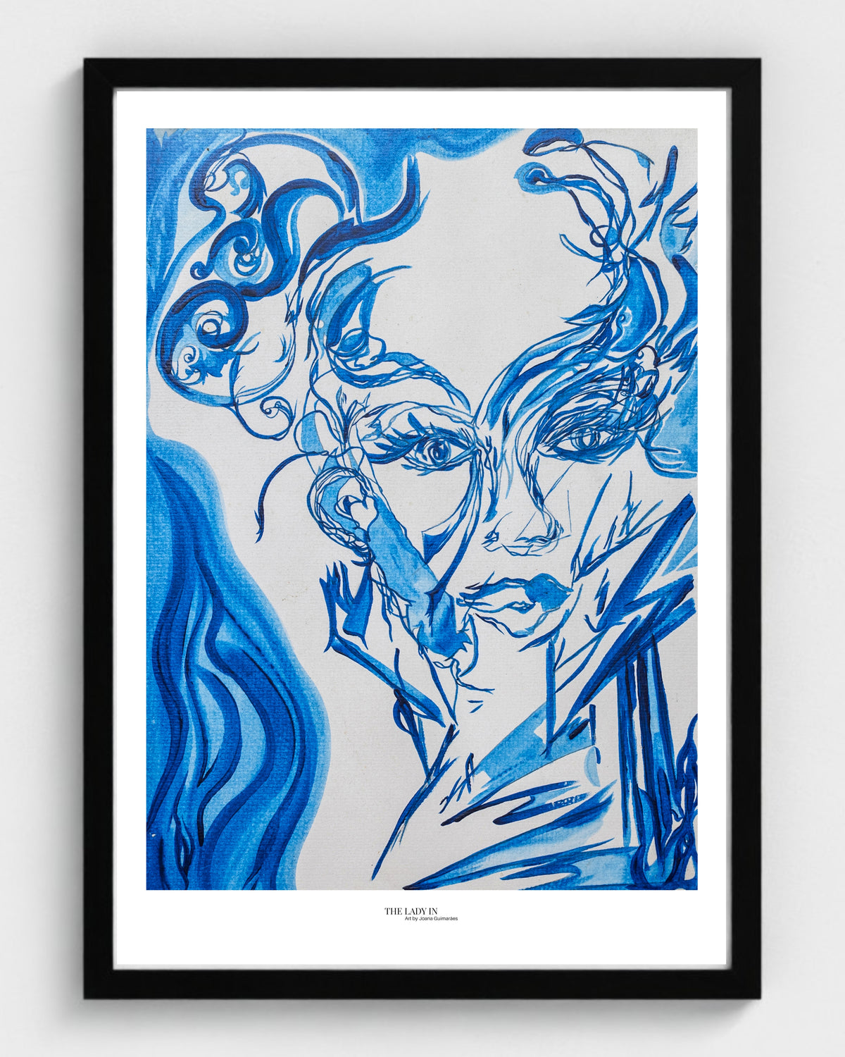 The Lady in the Mirror in the Morning - Print on Fine Art Paper