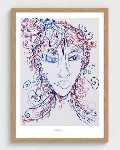 The Lady Creating - Print on Fine Art Paper