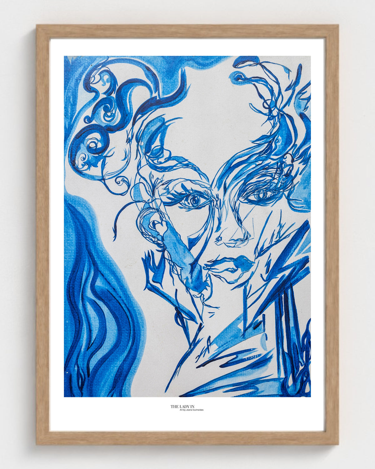 The Lady in the Mirror in the Morning - Print on Fine Art Paper