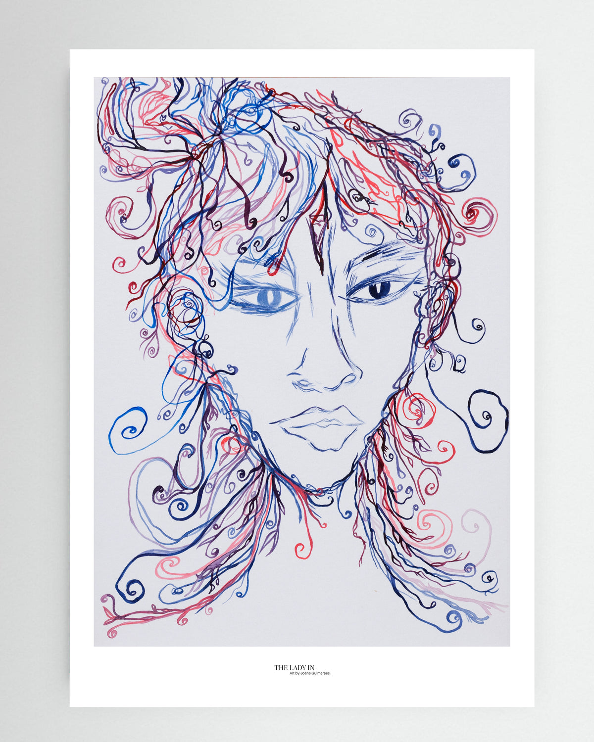 The Lady Creating - Print on Fine Art Paper