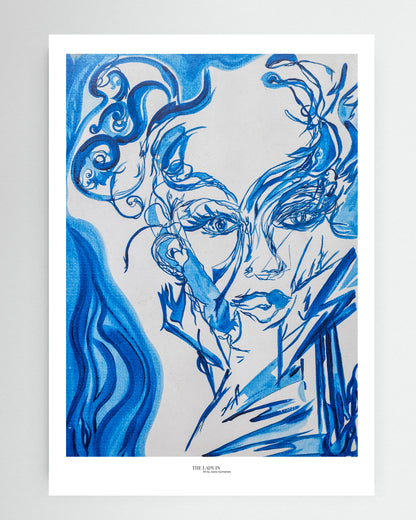 The Lady in the Mirror in the Morning - Print on Fine Art Paper