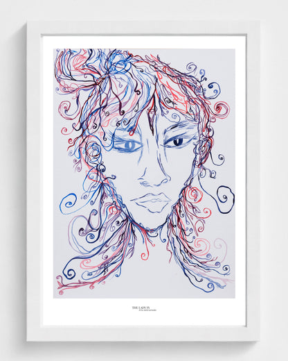 The Lady Creating - Print on Fine Art Paper
