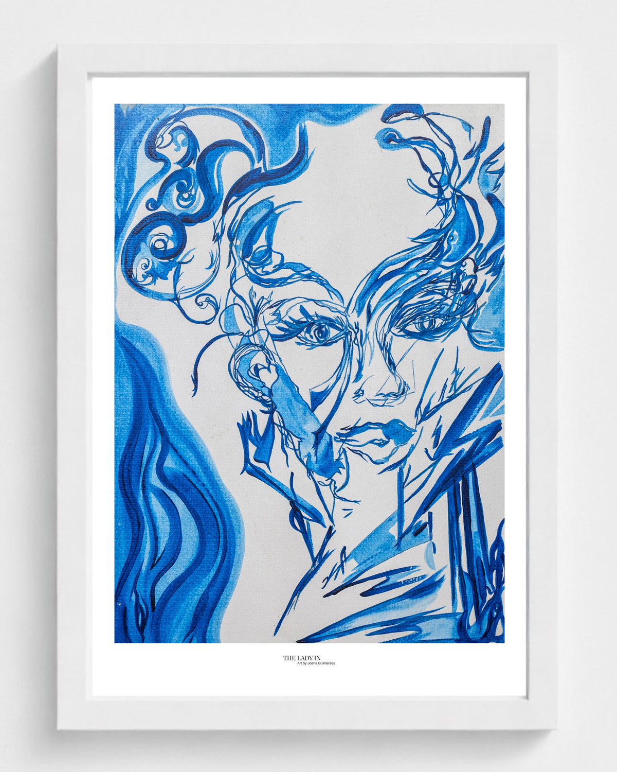 The Lady in the Mirror in the Morning - Print on Fine Art Paper