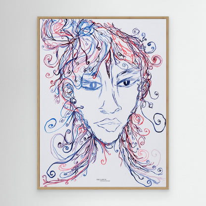 The Lady Creating - Canvas Art Print