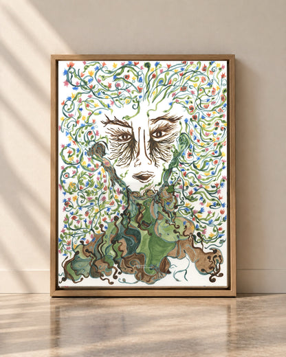 Lady Earth - Canvas Art Print