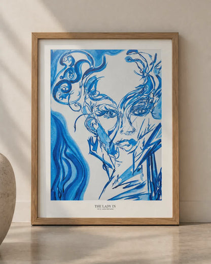 The Lady in the Mirror in the Morning - Print on Fine Art Paper