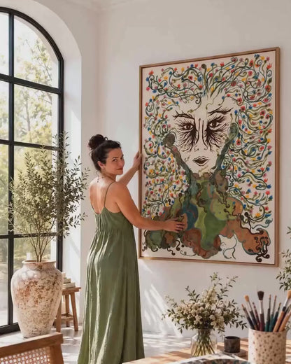 Lady Earth - Canvas Art Print