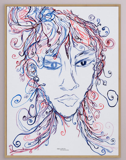 The Lady Creating - Canvas Art Print