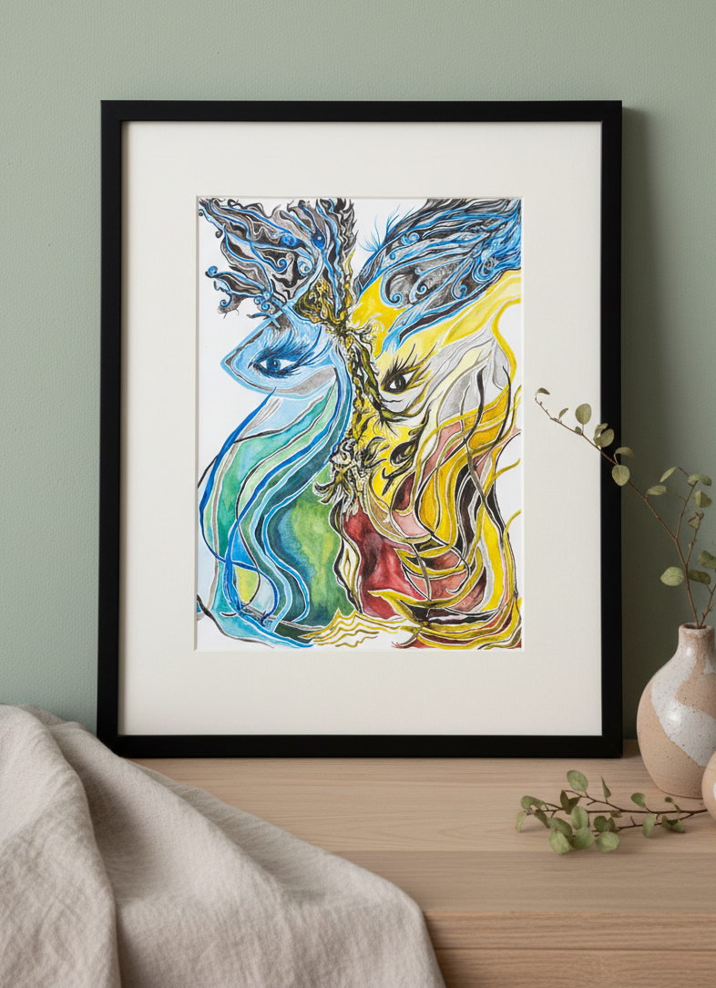 The Big Eyes - Original Painting