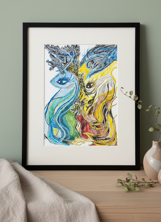 The Big Eyes - Original Painting