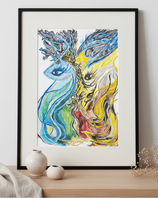 The Big Eyes - Original Painting